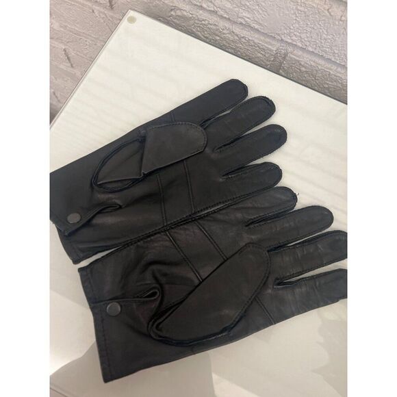 Dress Gloves Women Black Top Grain Cowhide Leather Gloves Size XL - Picture 4 of 4